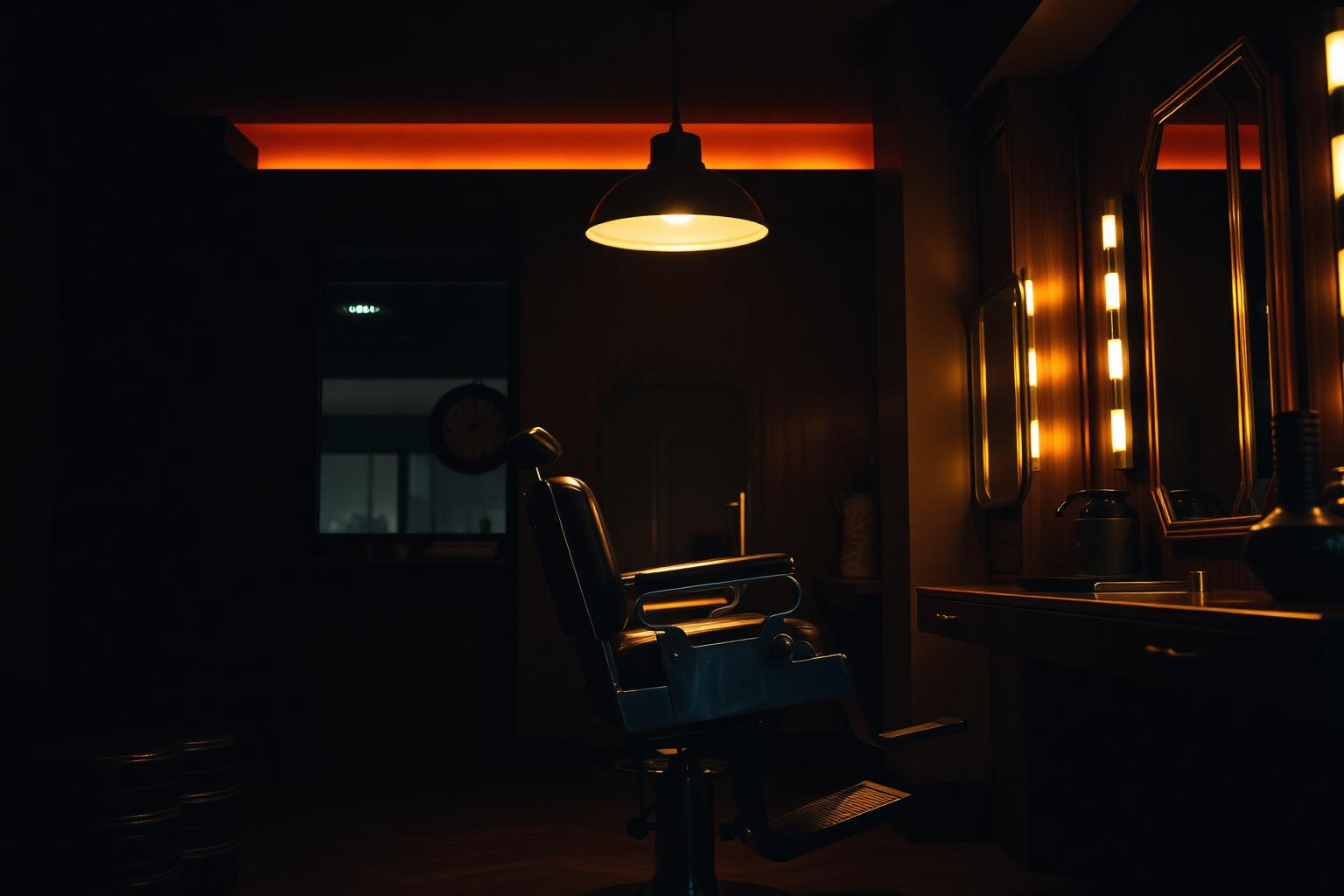 Interior de Om Barber Shop